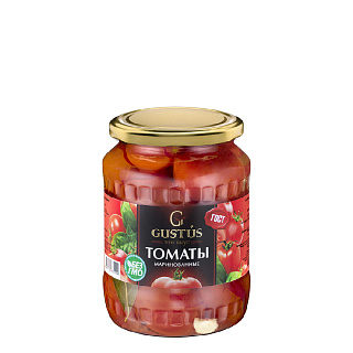 Томаты маринованные стеклянная банка GUSTUS