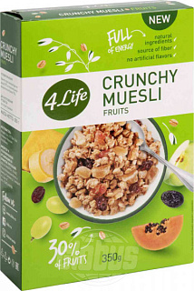 Мюсли 4LIFE Хрустящие "Fruits"