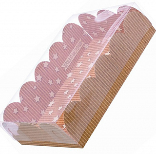 Коробка с прозрачной крышкой "Хорошего настроения" 30*30*8