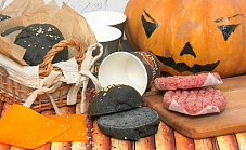 Черные булочки на Хэллоуин