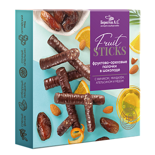 Конфеты с фиником, апельсином, миндалем Fruit Sticks Берестов А.С.