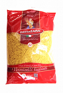 Макароны Pasta Zara 080 Vermicelli tagliati (вермишелька)