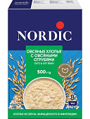 Хлопья овсяные с овсяными отрубями Nordic