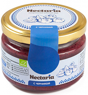Натуральный взбитый мед с черникой Nectaria