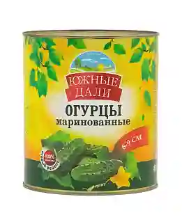 Огурцы маринованные целые (6-9см) ж/б, Южные Дали