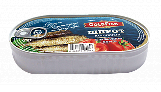 Шпроты в томатном соусе Gold Fish