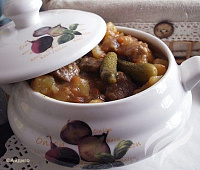 Картошечка тушеная с мясом