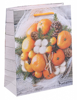 Пакет вертикальный ламинированный "Тепла и уюта" 18*23*8