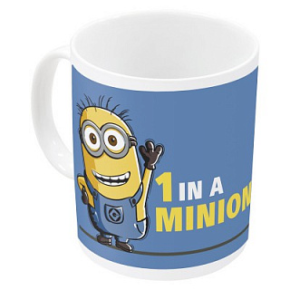 Кружка керамика Миньоны Один 325мл 1шт
