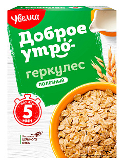 Хлопья овсяные Геркулес полезный "Увелка"