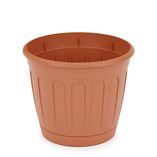 Горшок цветочный Дионис 1,6л корич. (арт.М8244)2