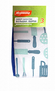 Набор салфеток из микрофибры Хозяйка Мила Большая уборка