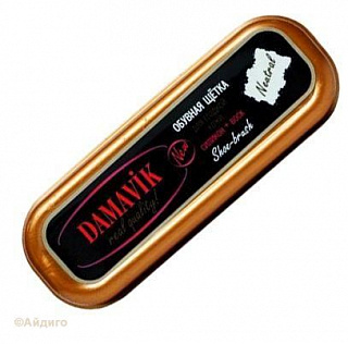 Губка для обуви Дамавик силиконовая с воском бесцветная