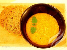 Турецкий суп из чечевицы с мятой