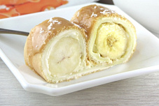 Рулет с бананами