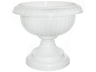 Вазон на ножке диаметром 395 мм мрамор арт. 1451