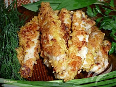 Курочка в кукурузном кляре