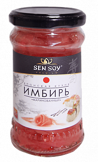Имбирь белый маринованный в банке Сэн Сой Премиум