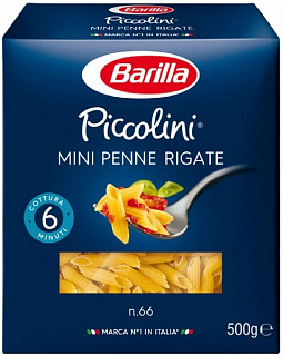 Макароны Barilla пикколини мини пенне ригате