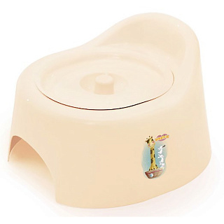 Горшок детский с крышкой Жирафик