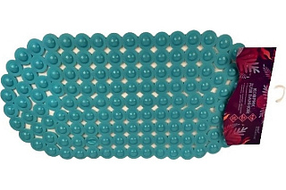 Коврик для ванной L Овал ЕвроХаус ПВХ 67*33