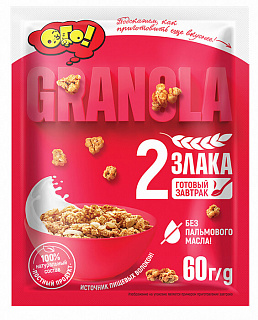 Смесь зерновая запеченная гранола "Ого!"