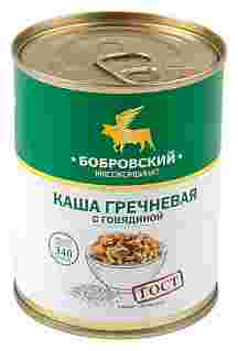 Каша гречневая с говядиной ГОСТ, Бобровский МК