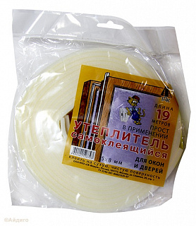 УплотнительТДК самоклеящийся (5*8мм*19м)