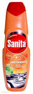 Средство для плит, СВЧ Санита гель Антижир 500мл