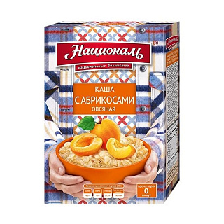 Каша Националь овсяная с абрикосами
