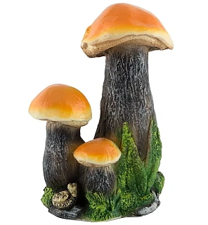 Фигурка садовая Гриб-подосиновик тройной Н-21см 1шт