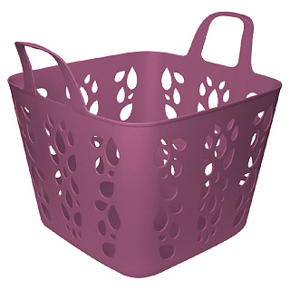 Корзина "Смарт" морозная слива 25л. "Пластик Репаблик"