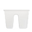 Кашпо на перила белое,10л (290х290х200) 1шт, БашПласт