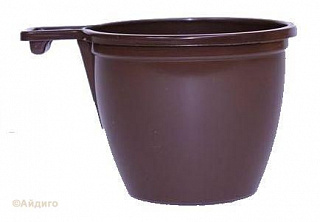 Одноразовая  чашка кофейная.180мл одноцветная коричневая 50шт