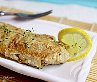 Рыба, жаренная в кунжуте