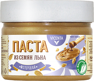 Паста Vicenta молочная из семян льна