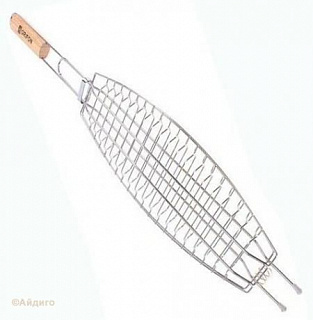 Решетка Рыбная Грифон никелированная 2мм (36*12*3)