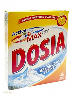Стиральный порошок Дося для ручной стирки Альпийская свежесть