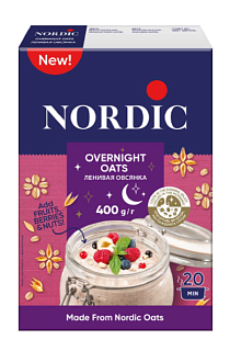 Хлопья овсяные "Ленивая овсянка", Nordic Хлопья овсяные "Ленивая овсянка", Nordic