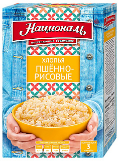 Хлопья пшенно-рисовые "Националь"