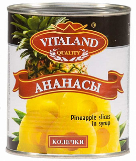 Ананасы колечки Vitaland