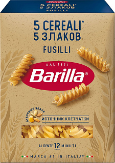 Макароны Барилла 5 злаков фузилли Barilla Макароны Барилла 5 злаков фузилли Barilla