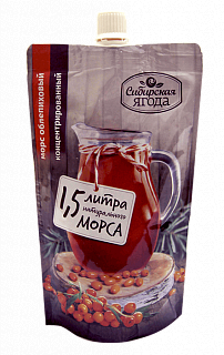 Морс облепиховый концентрированный дой-пак
