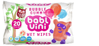 Салфетки влажные BABLGUMMY 20 шт.
