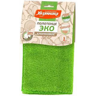 Полотенце Хозяюшка Мила ЭКО хлопок (25*50) 1 шт.