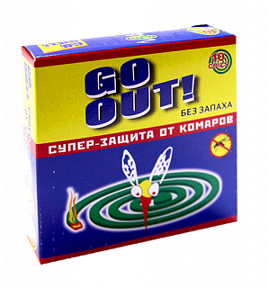 Спираль Го-Аут от комаров 10 шт
