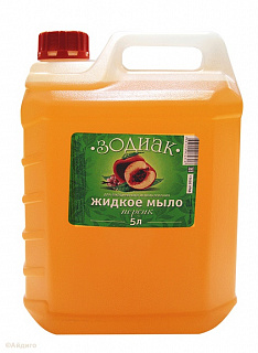 Мыло жидкое Персик Зодиак 5 л