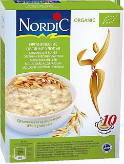 Хлопья овсяные органические