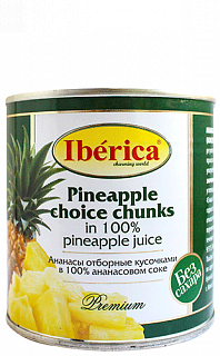 Ананасы кусочками Иберика (с ключом)