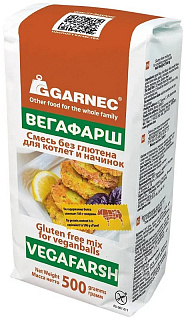Смесь Вегафарш для приготовления вегетарианских котлет без глютена "Гарнец"